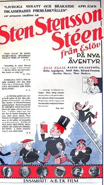 Sten Stensson Stéen från Eslöv på nya äventyr (1932)